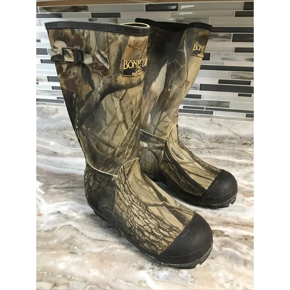 Bone Dry Waterproof Rubber 1000 grams Thinsulate Boots Steel Shank Men's Sz 8